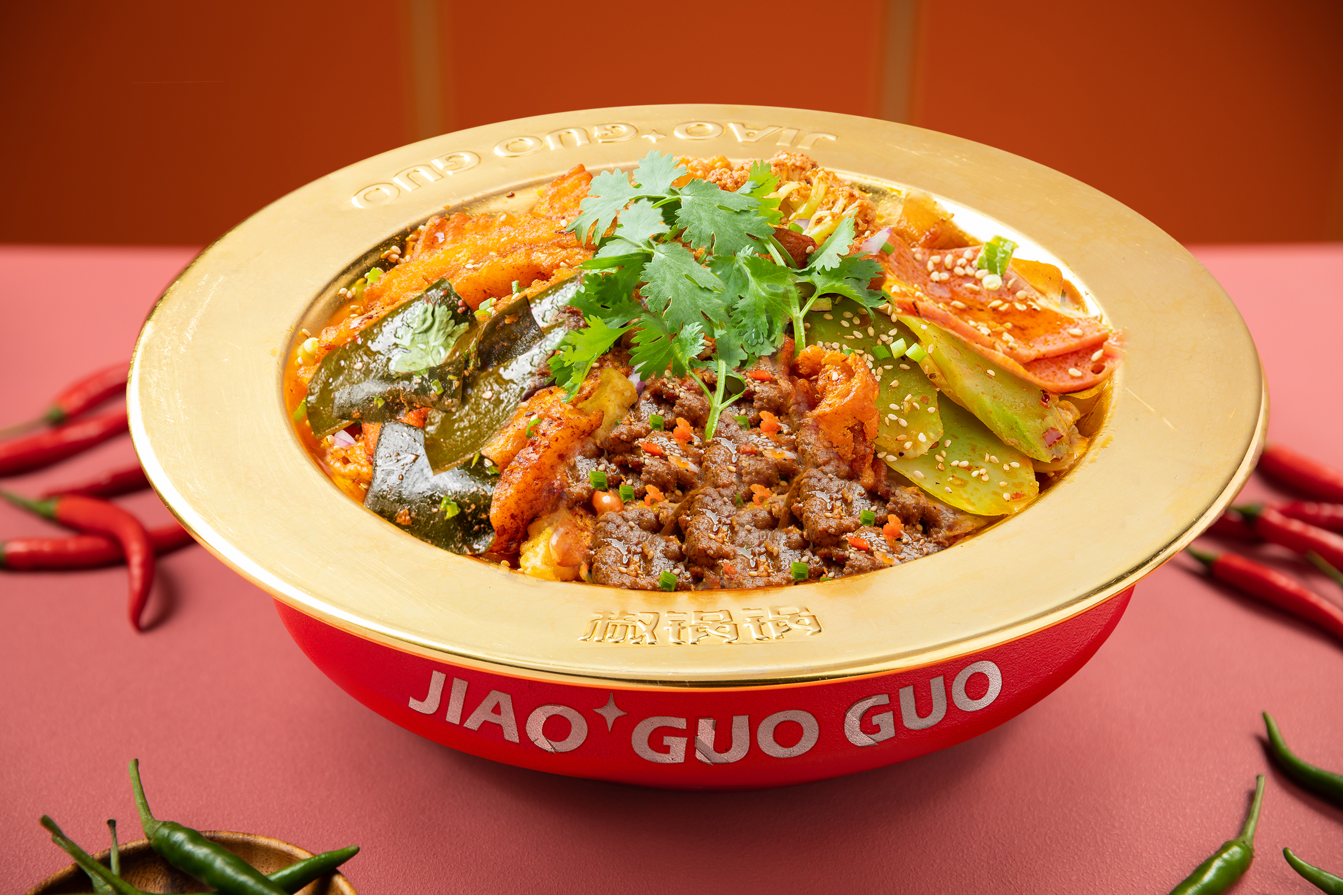 单人鲜嫩牛肉香锅